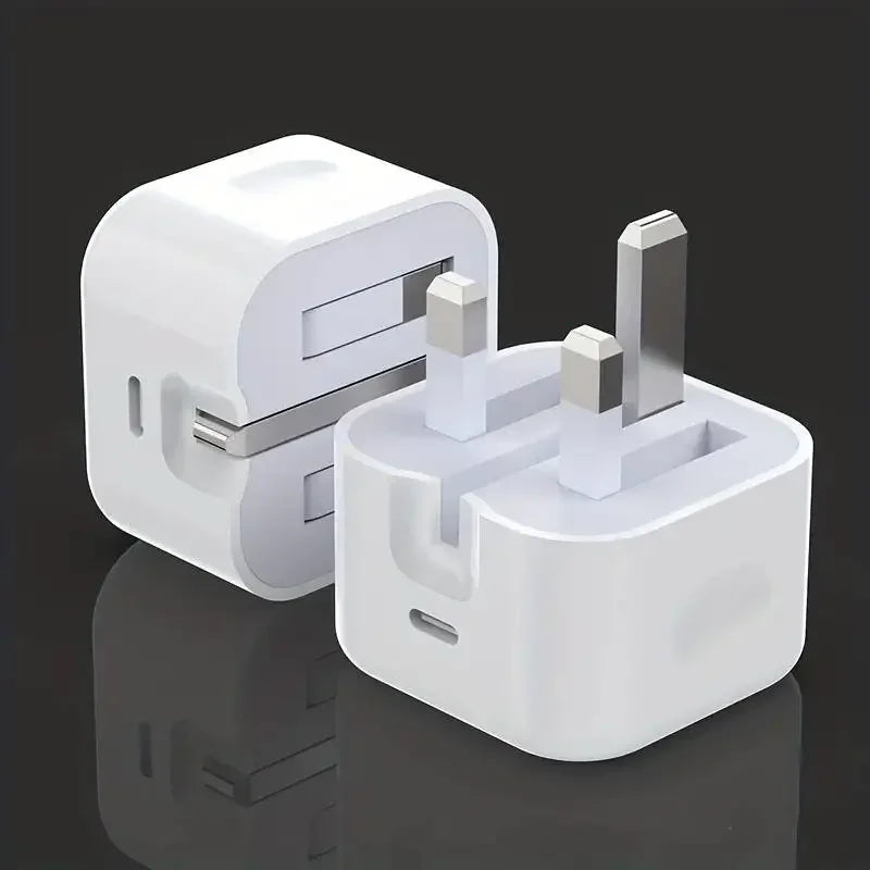 20W/35W/40W Charger Set British Standard Wall Charger PD Fast Charging Protocol Dual Type-C Mobile Phone Accessories for iPhone