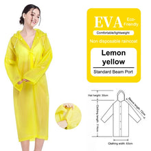 将图片加载到图库查看器，Adult Thickened Non-Disposable One-Piece Raincoat for Outdoor Travel Climbing Waterproof Universal Rain Gear