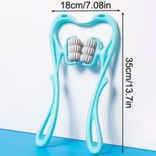 将图片加载到图库查看器，Cervical Neck Massager, Manual Neck Clamp Multifunctional Kneading Roller 6-Ball Shoulder And Neck Relaxation Massager