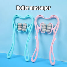 将图片加载到图库查看器，Cervical Neck Massager, Manual Neck Clamp Multifunctional Kneading Roller 6-Ball Shoulder And Neck Relaxation Massager