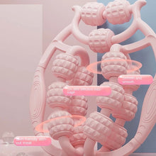 将图片加载到图库查看器，Muscle Roller Trigger Point Massage Roller Stick for Legs, Arms, Tennis Elbow, 15 Wheel Cellulite Roller for Deep Tissue Relieve