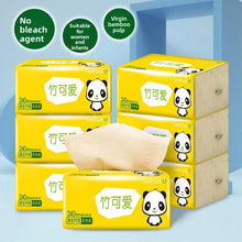 将图片加载到图库查看器，40 Pas Whole Box Bamboo Pulp l Color 4 Layer able Fly Use Facial Towel Paper Napkin Hygienic Paper Towel