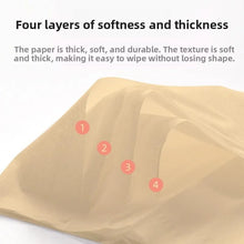 将图片加载到图库查看器，40 Pas Whole Box Bamboo Pulp l Color 4 Layer able Fly Use Facial Towel Paper Napkin Hygienic Paper Towel